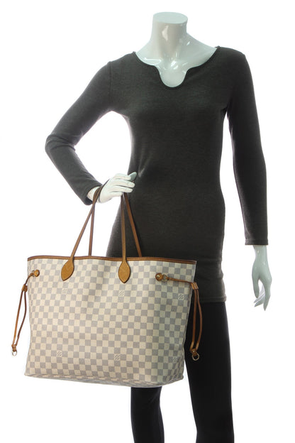 Louis Vuitton Neverfull GM Tote Bag - Damier Azur - photo 2