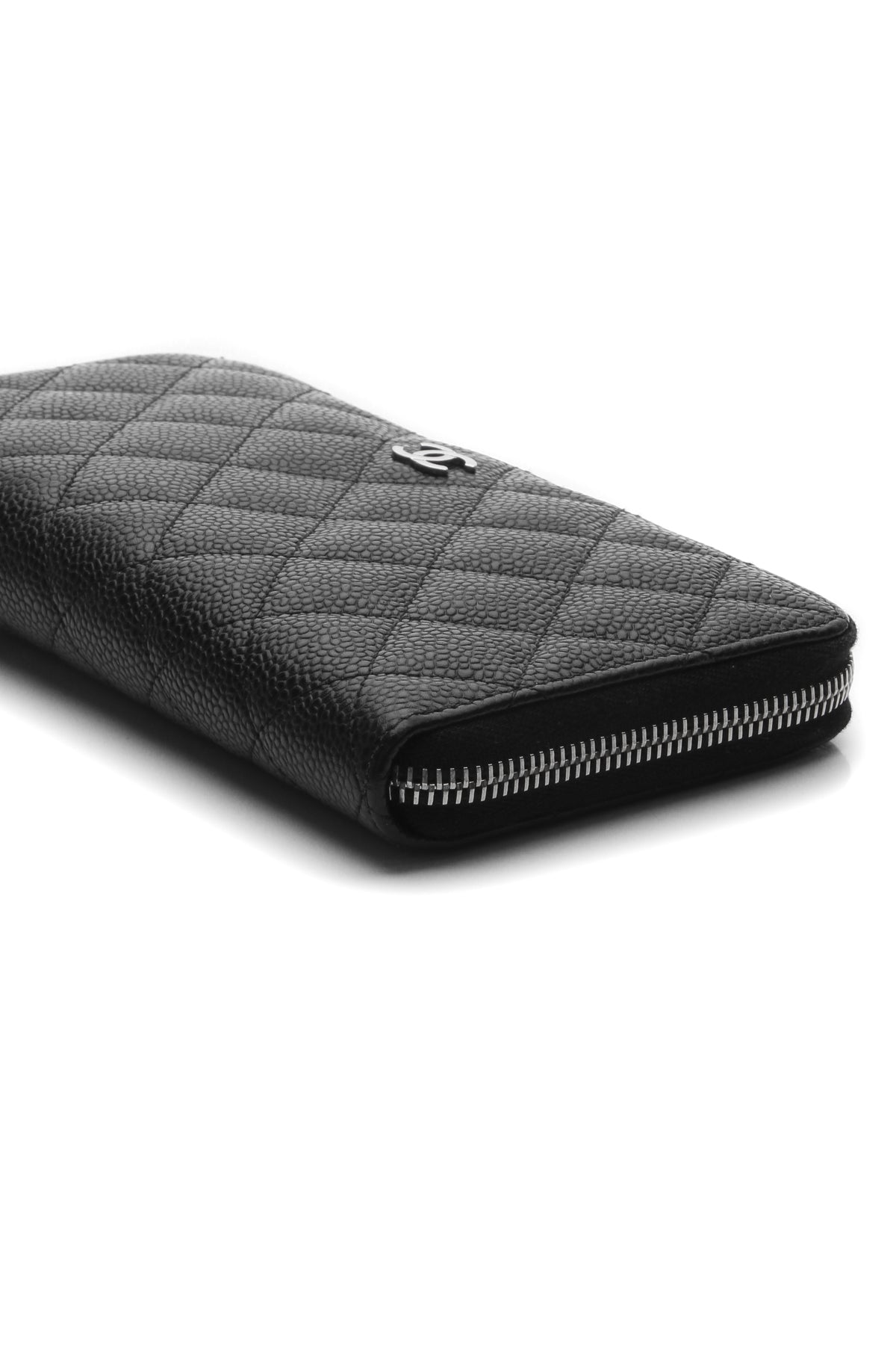 Quilted Zippy Wallet - Black - image 4
