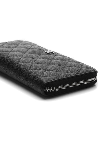 Quilted Zippy Wallet - Black - image 4
