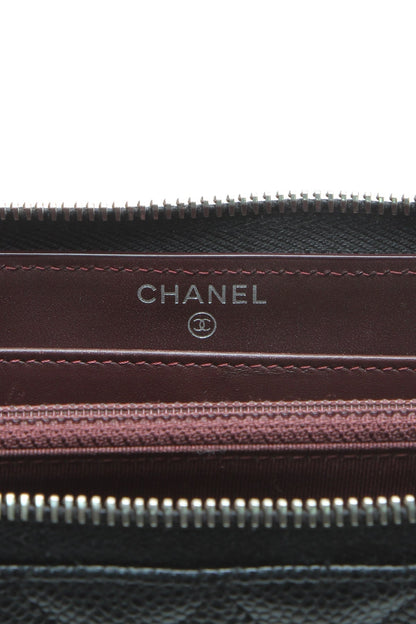Quilted Zippy Wallet - Black - image 7