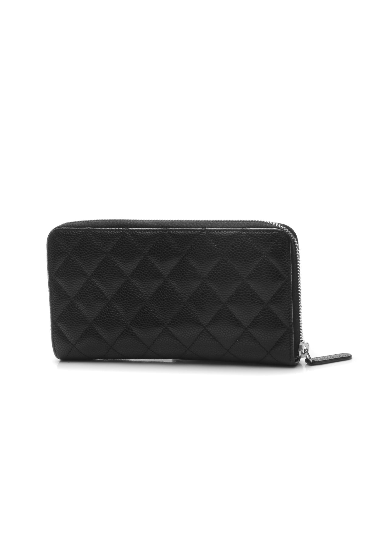 Quilted Zippy Wallet - Black - image 2