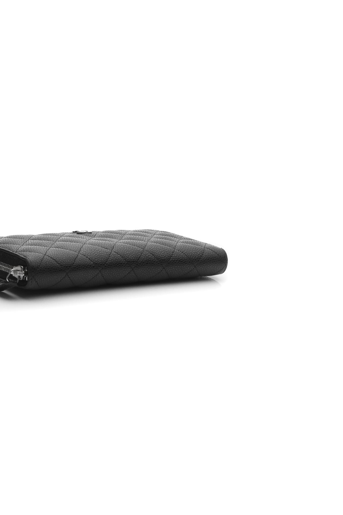 Quilted Zippy Wallet - Black - image 3