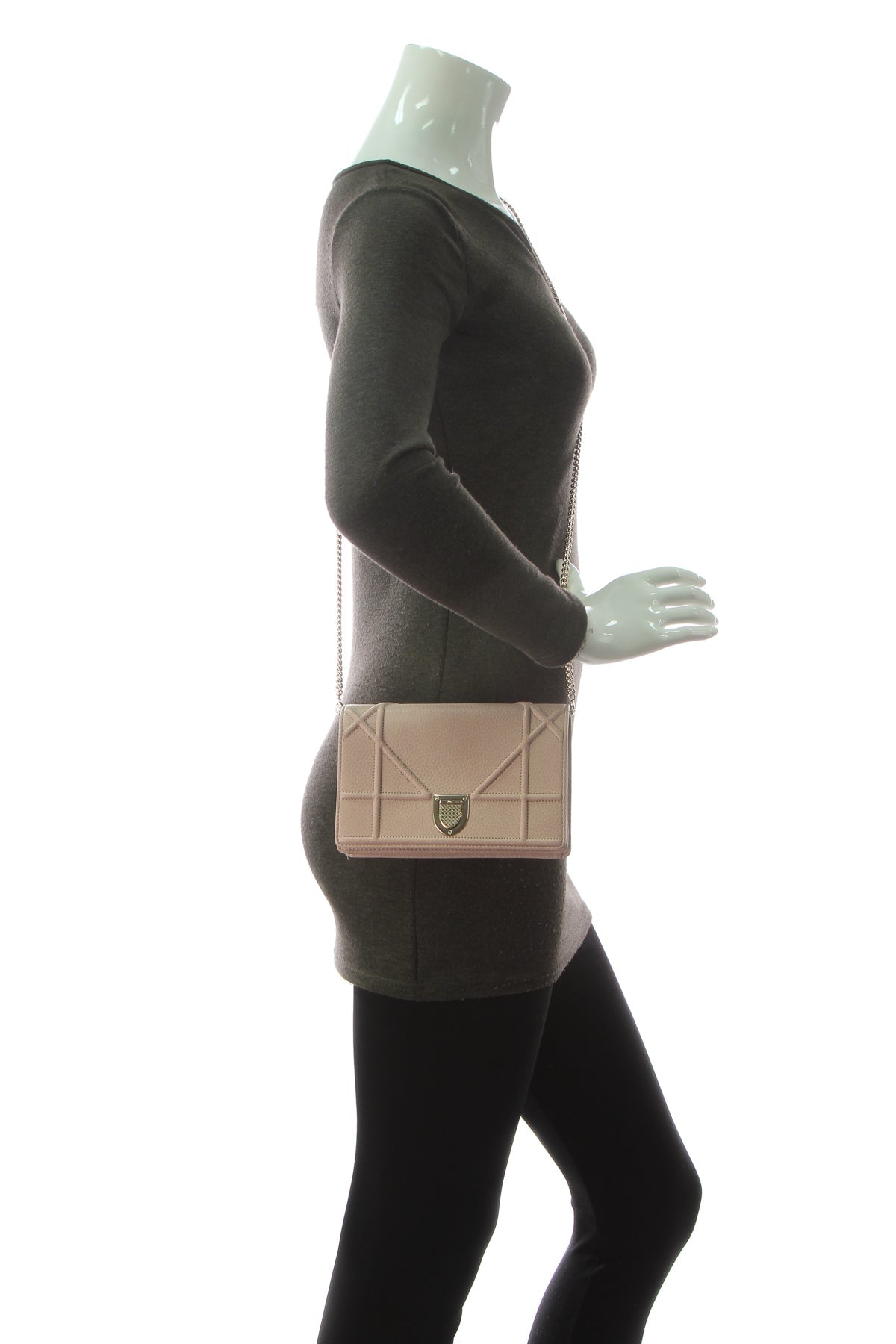 Diorama Wallet on a Chain Bag - Nude - image 2