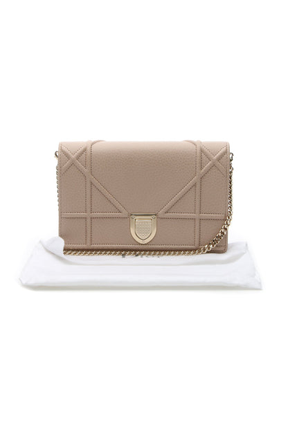 Diorama Wallet on a Chain Bag - Nude - image 11