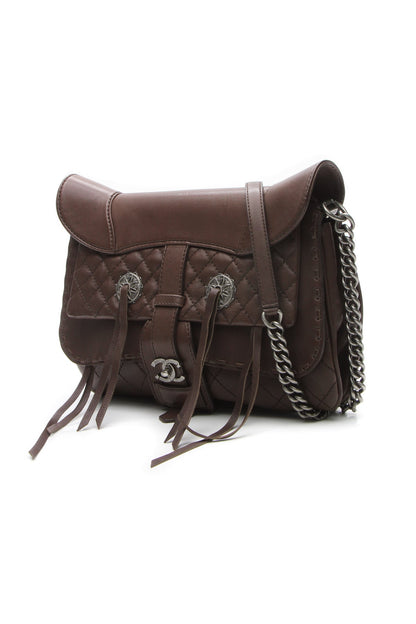 Paris-Dallas Messenger Bag - Brown - image 1