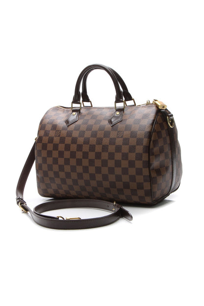 Speedy Bandouliere 30 Bag - Damier Ebene - image 3