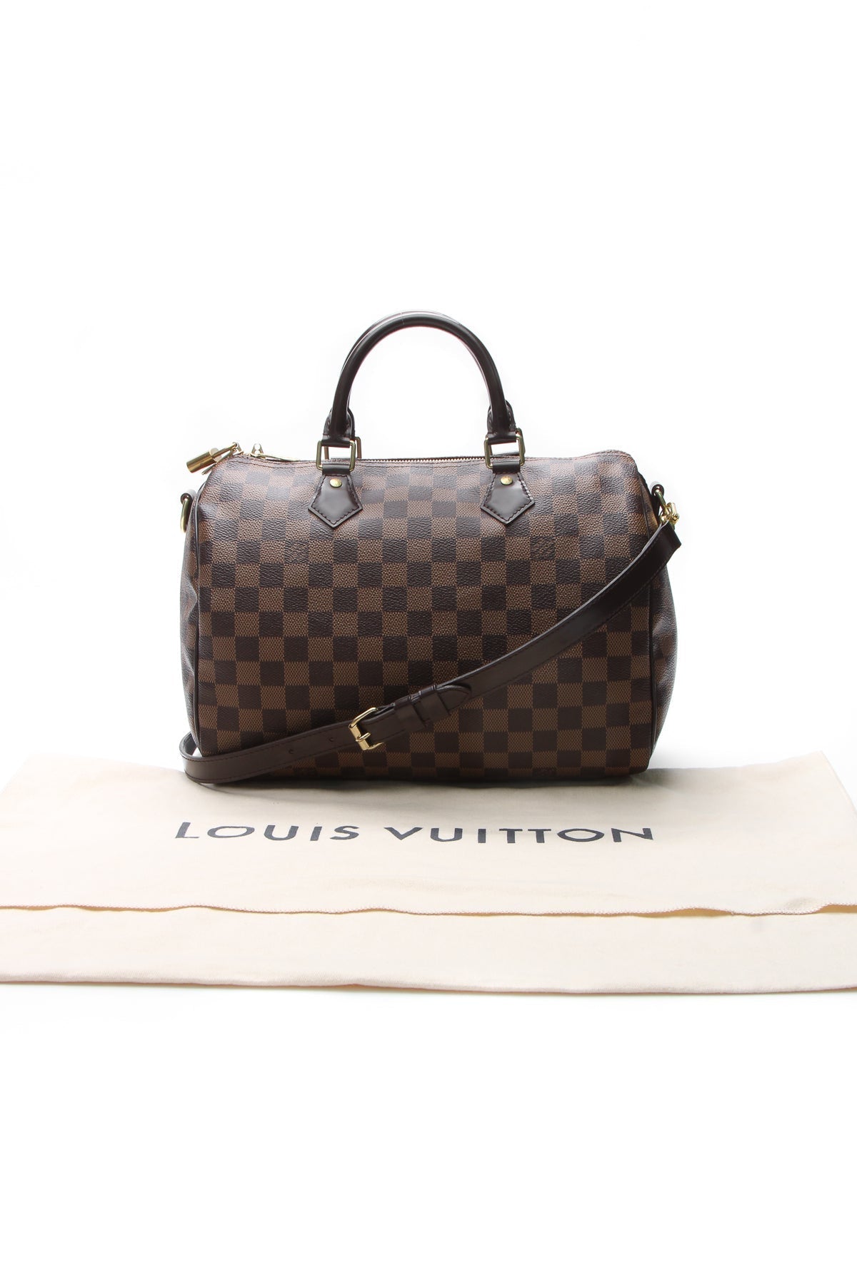 Louis Vuitton Speedy Bandouliere 30 Bag - Damier Ebene - photo 14