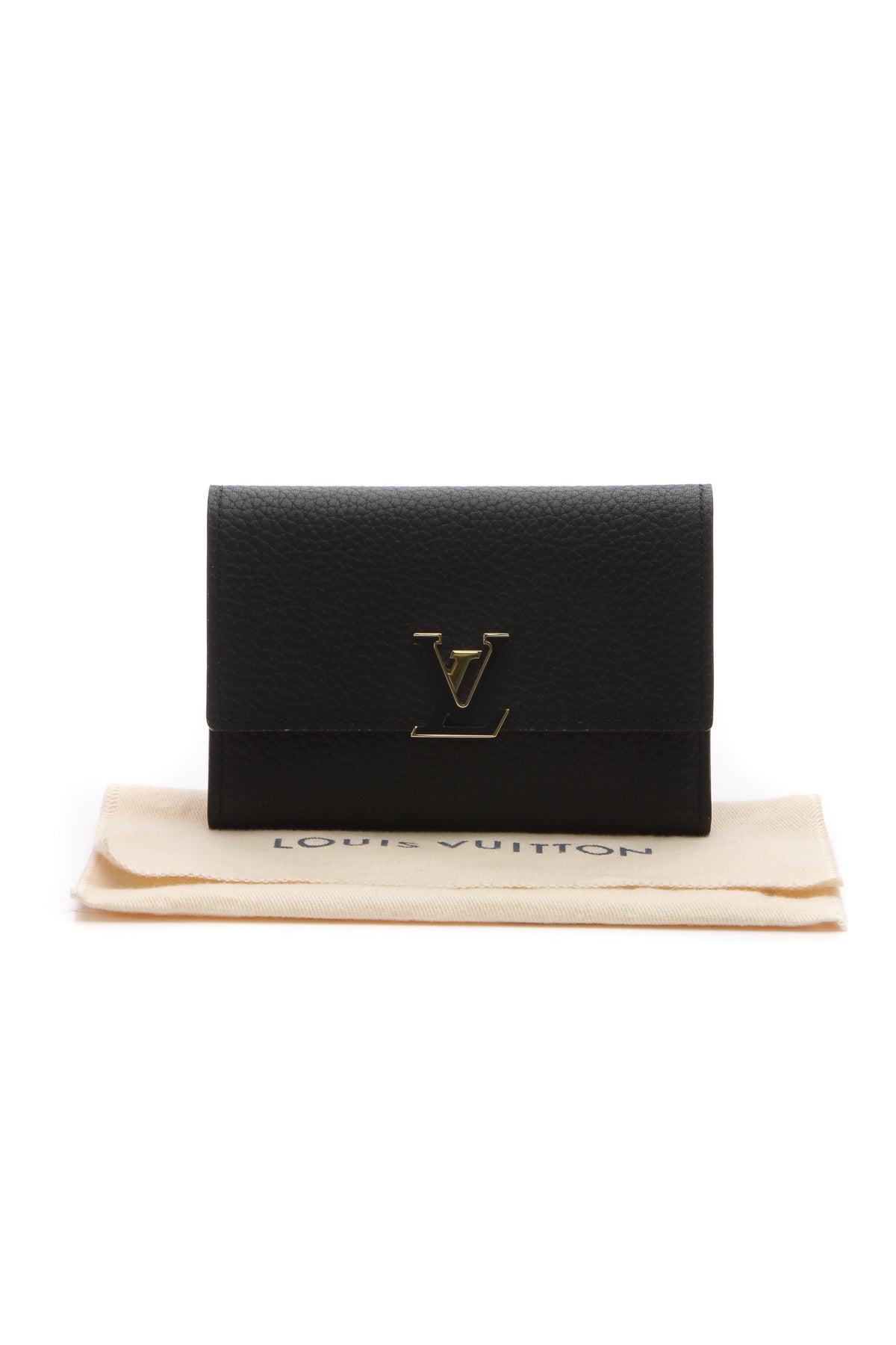 Capucines Compact Wallet - Black/Pink - image 8