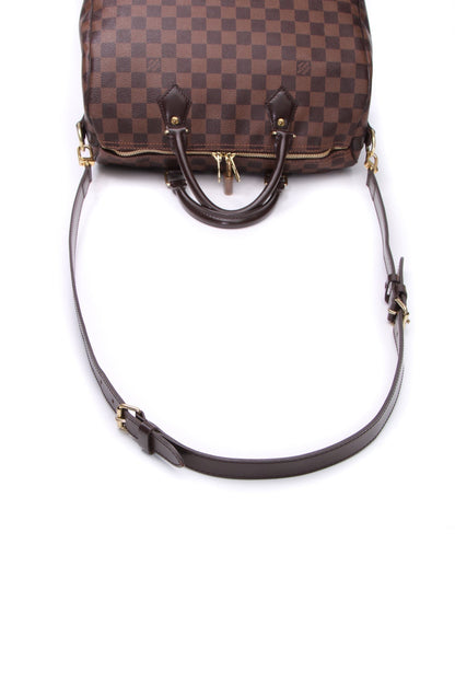 Speedy Bandouliere 30 Bag - Damier Ebene - image 5