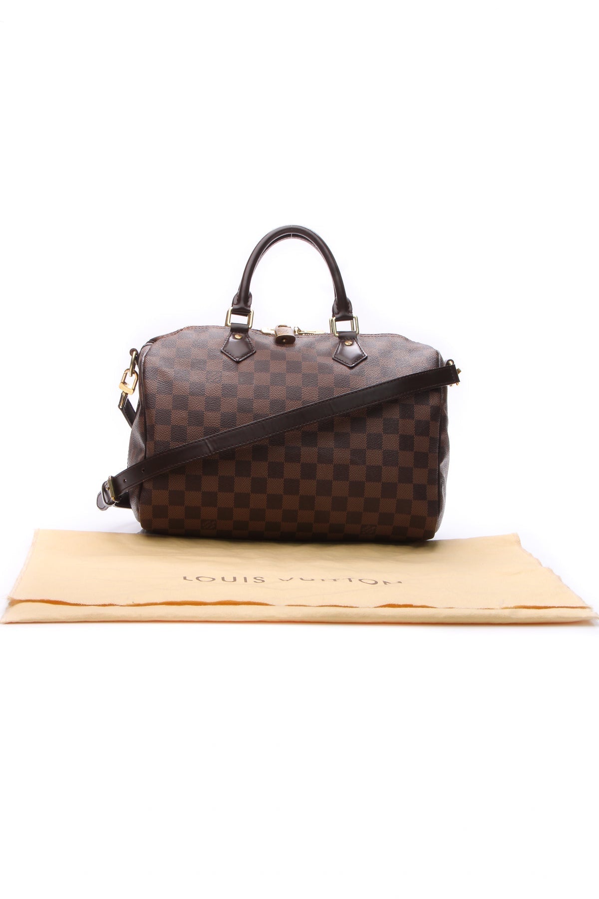 Speedy Bandouliere 30 Bag - Damier Ebene - image 11