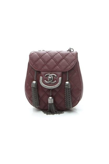 Coco Sporran Tassel Crossbody Bag - Burgundy - image 1