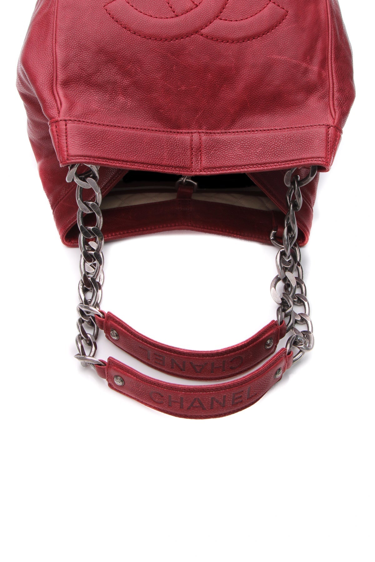 Timeless Chain Bag - Dark Red - image 8