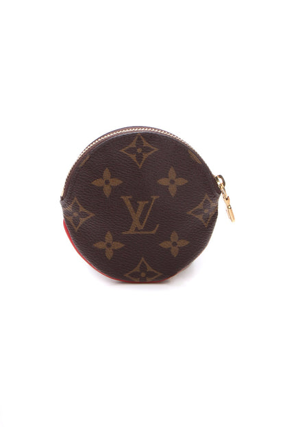 Christmas Animation Round Coin Purse - Monogram/Coquelicot - image 2