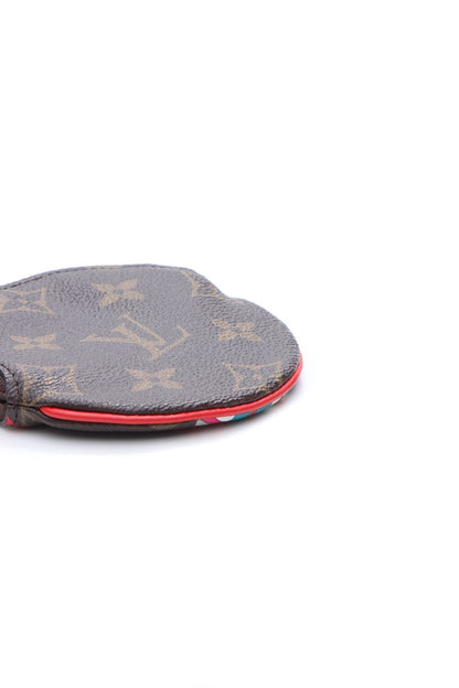 Christmas Animation Round Coin Purse - Monogram/Coquelicot - image 3