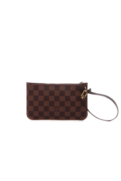Louis Vuitton Neverfull PM Pouch Wristlet - Damier Ebene - photo 3