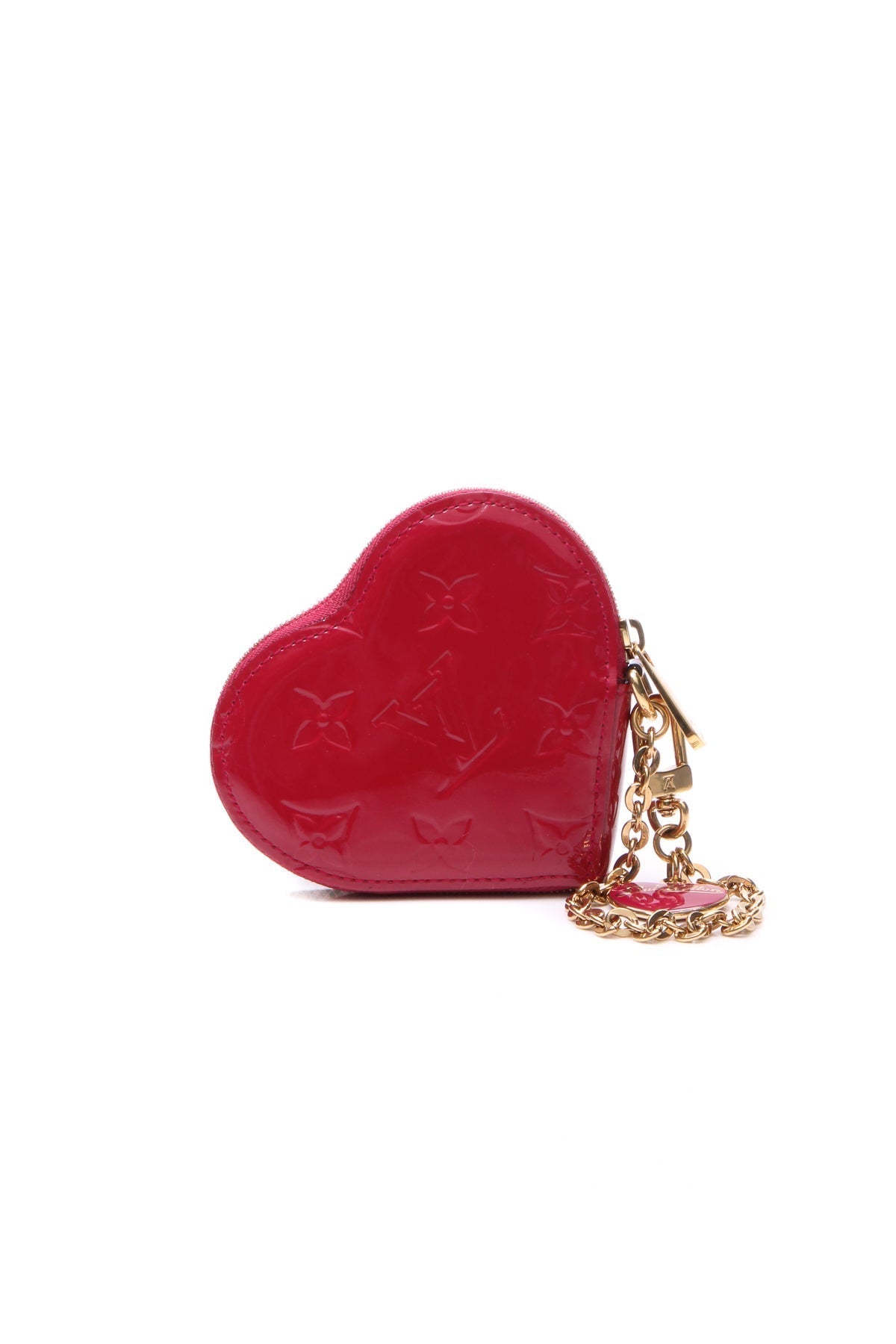 Louis Vuitton Vernis Heart Coin Purse - Rose Indian - photo 2
