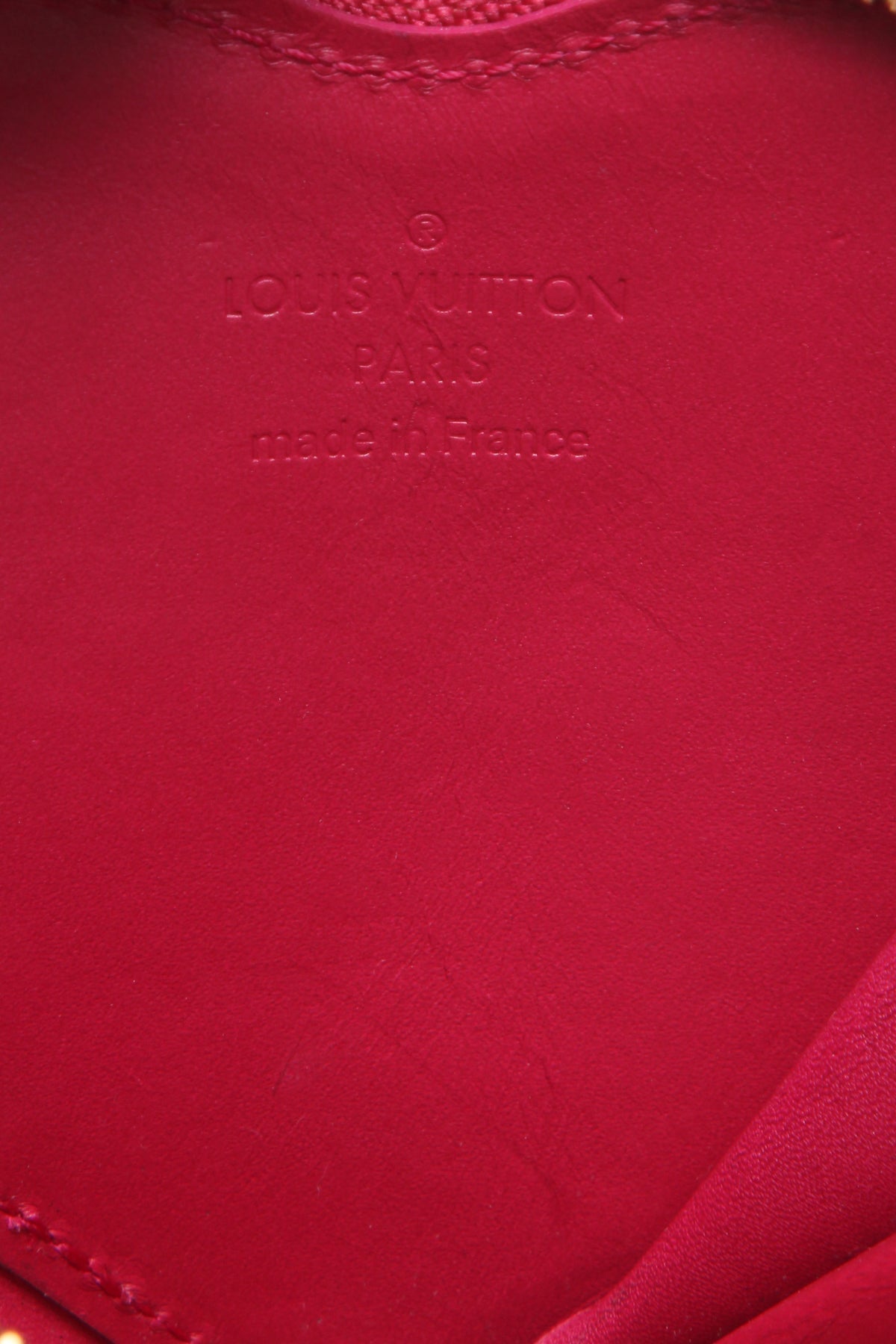 Louis Vuitton Vernis Heart Coin Purse - Rose Indian - photo 5