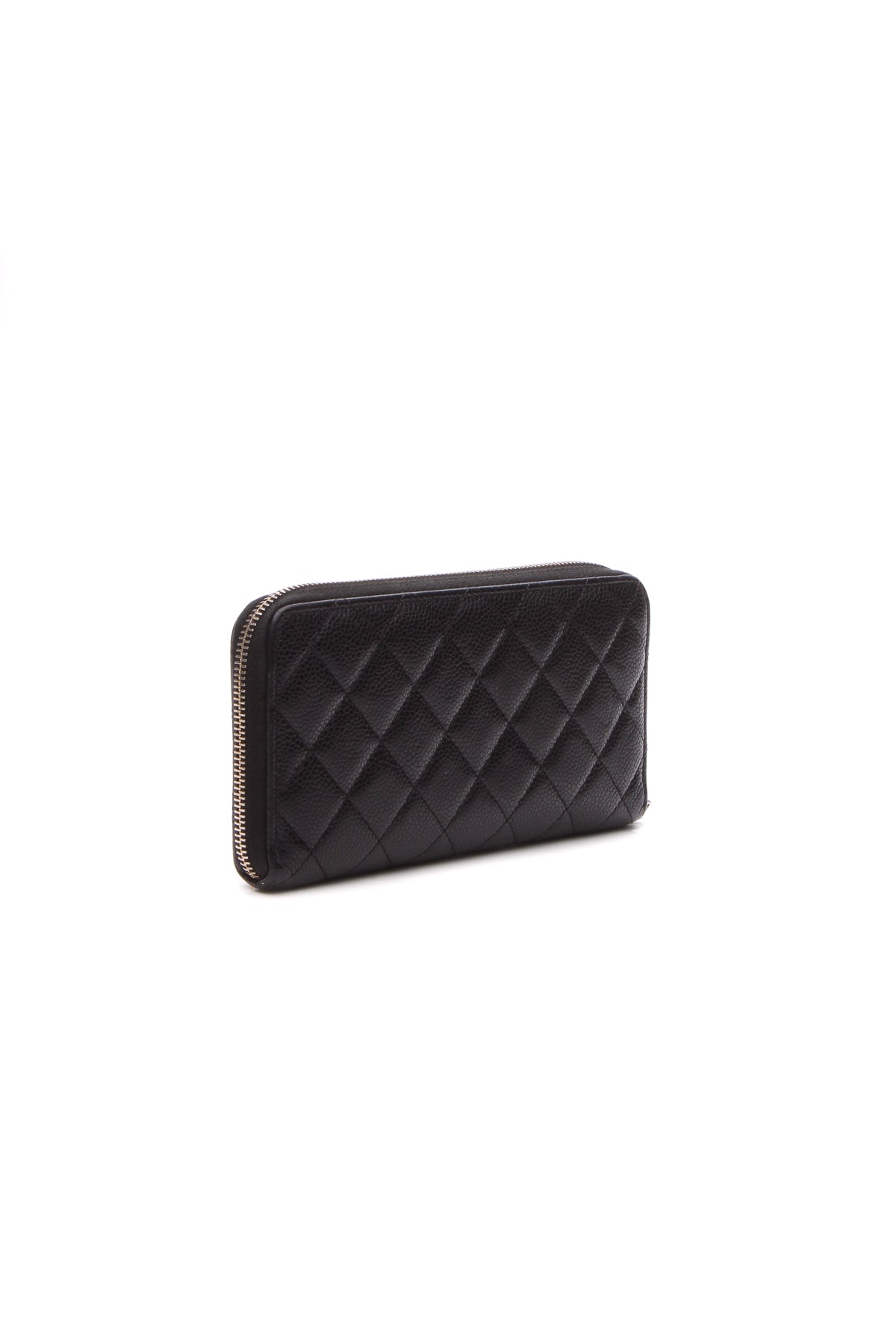 Quilted Zippy Wallet - Black Caviar - image 2