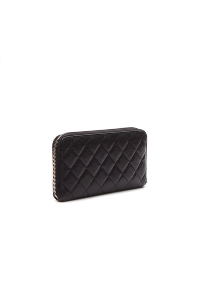 Quilted Zippy Wallet - Black Caviar - image 2