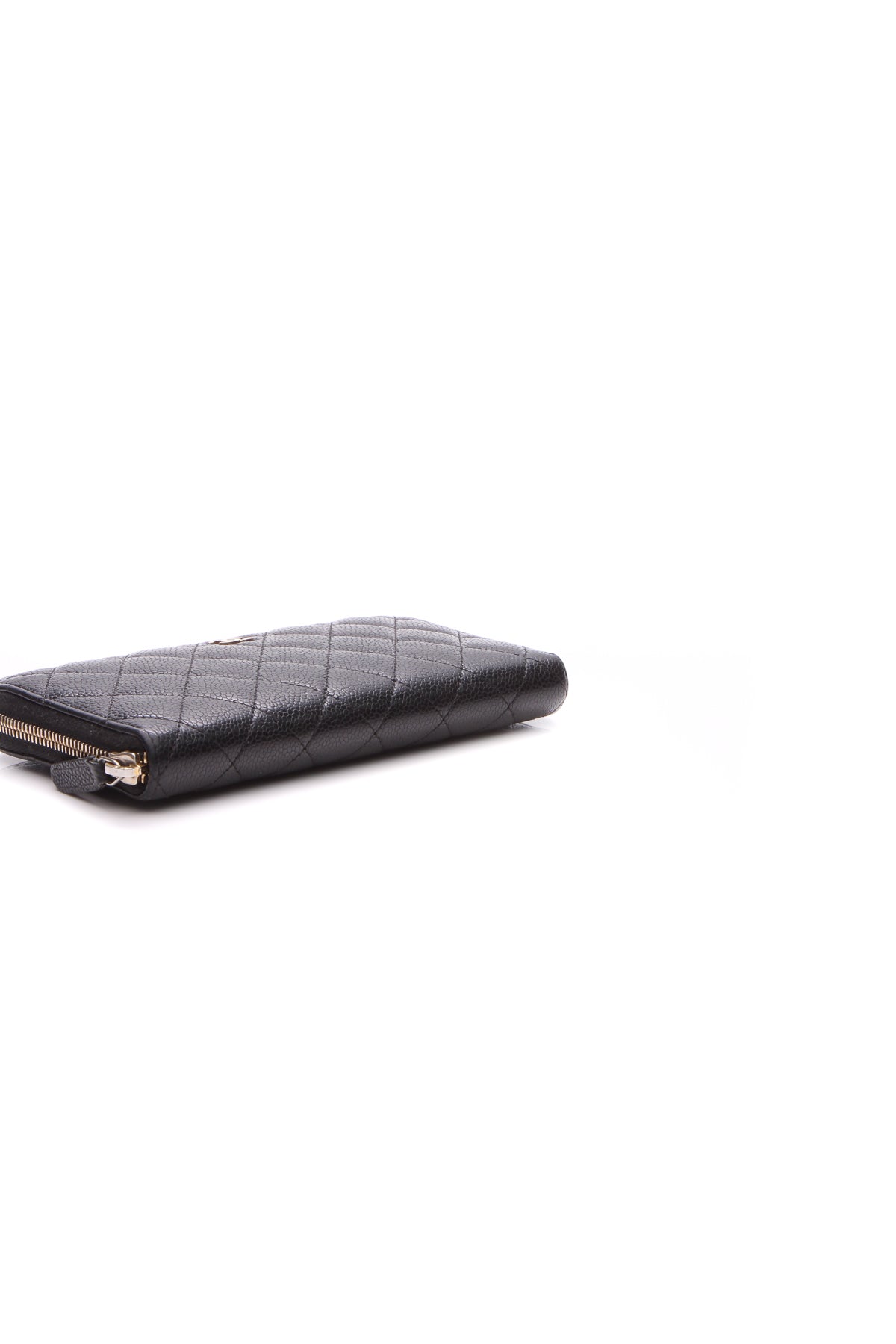 Quilted Zippy Wallet - Black Caviar - image 3