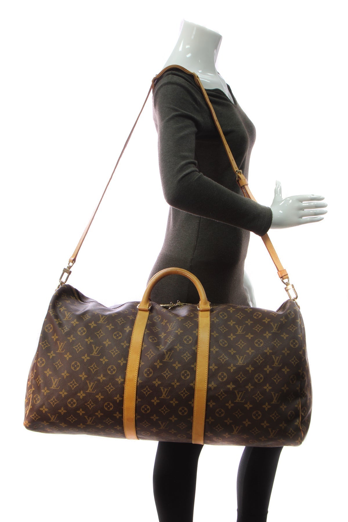 Louis Vuitton Vintage Keepall Bandouliere 60 Travel Bag - Monogram - photo 2
