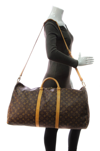 Louis Vuitton Vintage Keepall Bandouliere 60 Travel Bag - Monogram - photo 2