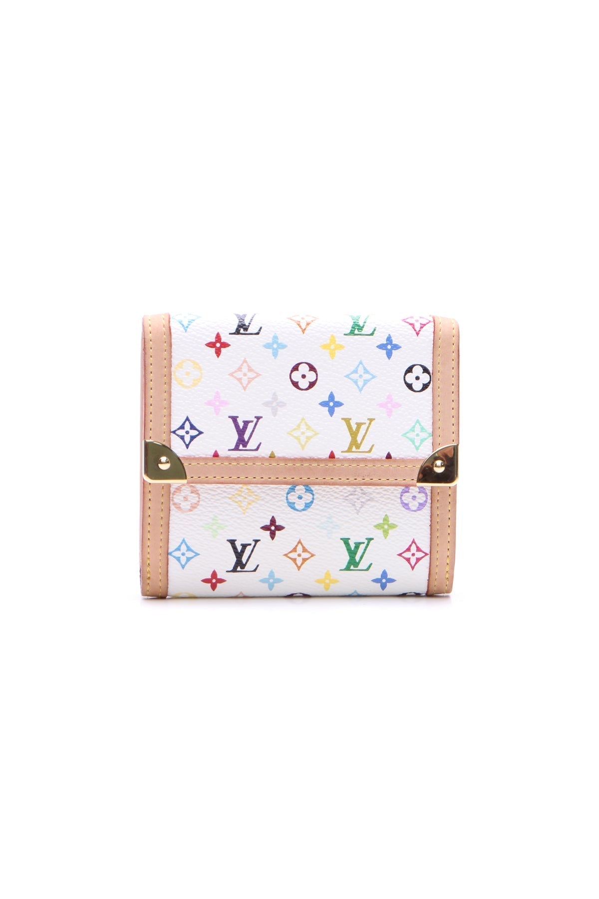 Porte-Monnaie Billets Wallet - White Multicolore Monogram - image 1