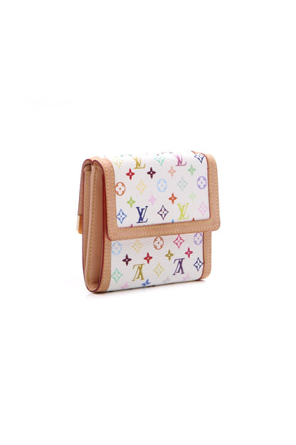 Porte-Monnaie Billets Wallet - White Multicolore Monogram - image 2