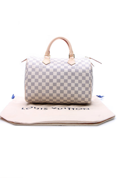Louis Vuitton Speedy 30 Bag - Damier Azur - photo 9