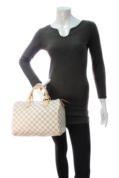 Louis Vuitton Speedy 30 Bag - Damier Azur - photo 2