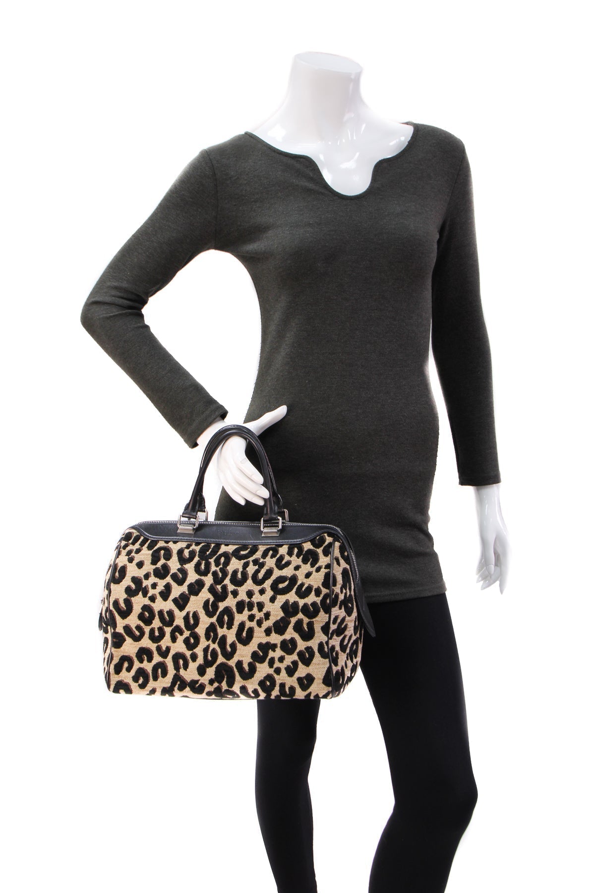Louis Vuitton Stephen Sprouse Leopard Speedy 30 Bag - Beige/Black - photo 2