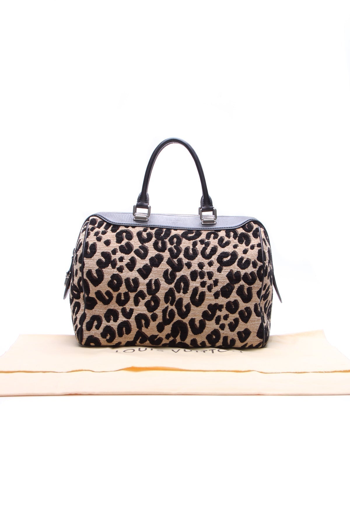 Louis Vuitton Stephen Sprouse Leopard Speedy 30 Bag - Beige/Black - photo 10