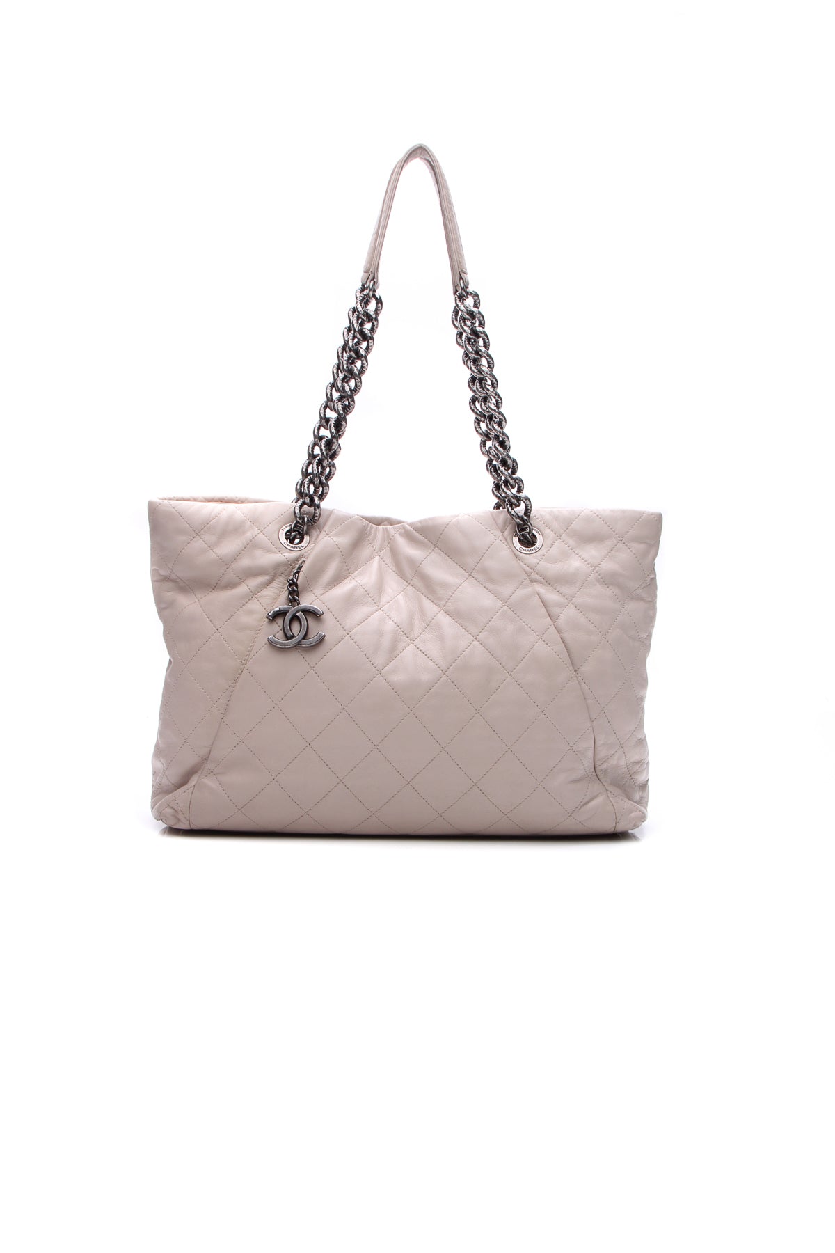 Coco Pleats Tote Bag - Beige - image 1
