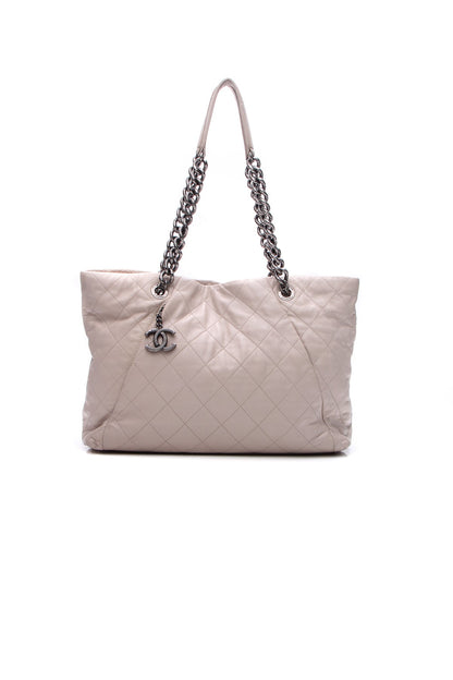 Coco Pleats Tote Bag - Beige - image 1