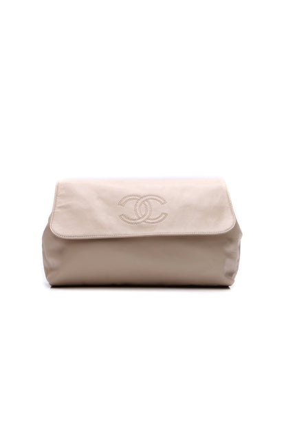 Vintage CC Clutch Bag - Beige - image 1