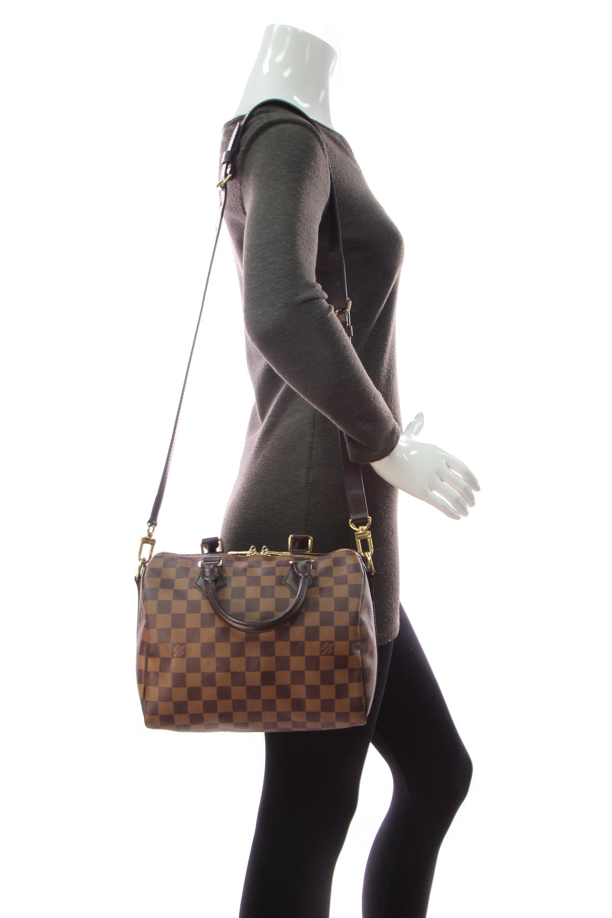 Speedy Bandouliere 25 Bag - Damier Ebene - image 2