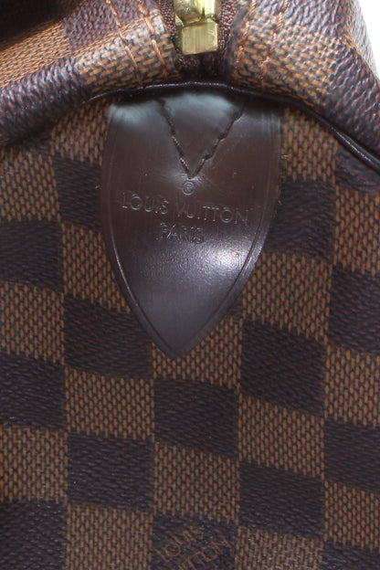 Speedy 30 Bag - Damier Ebene - image 7