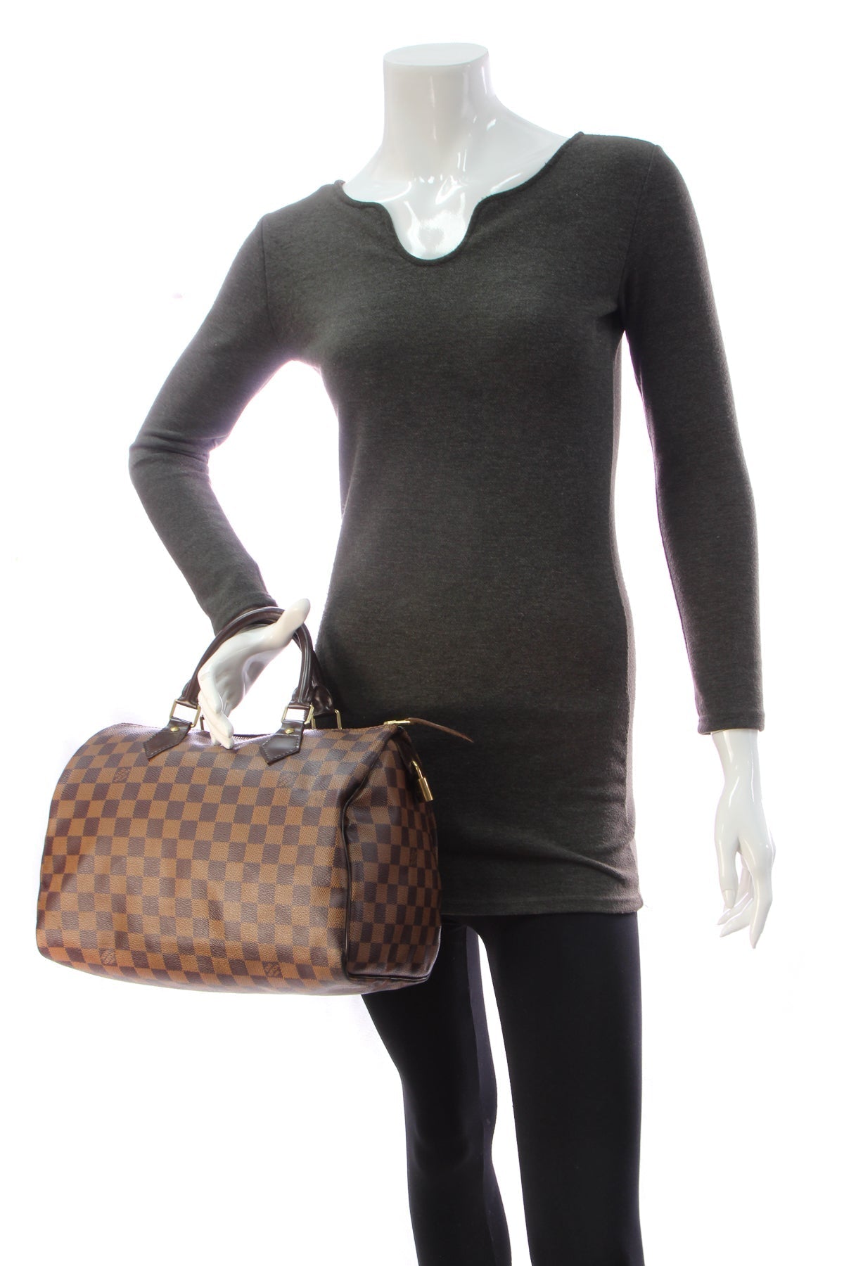 Speedy 30 Bag - Damier Ebene - image 2
