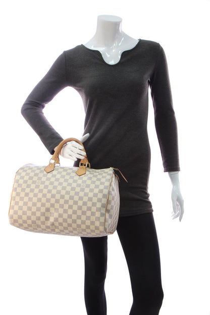 Louis Vuitton Speedy 35 Bag - Damier Azur - photo 2