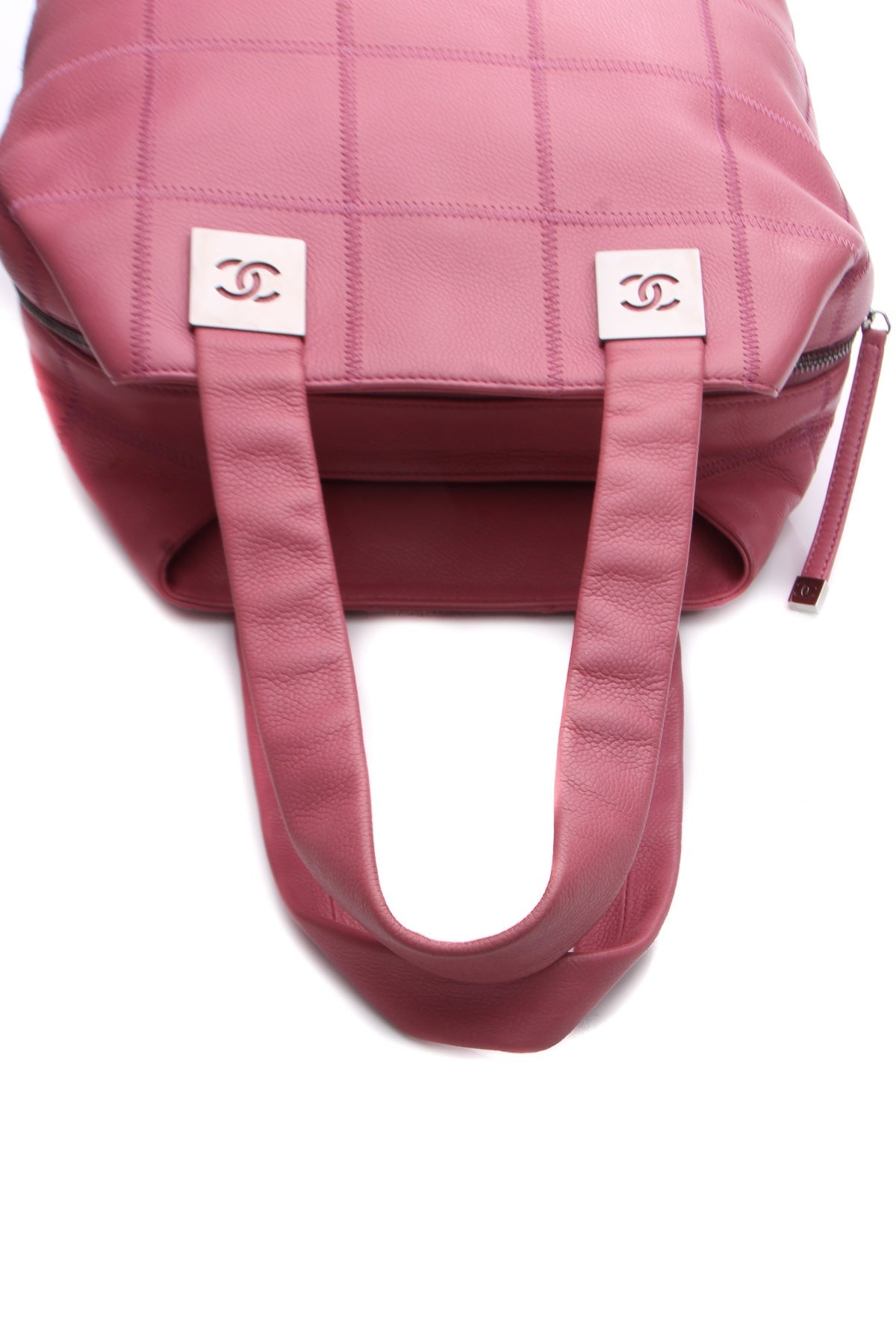 Square Quilt CC Satchel Bag - Pink - image 6