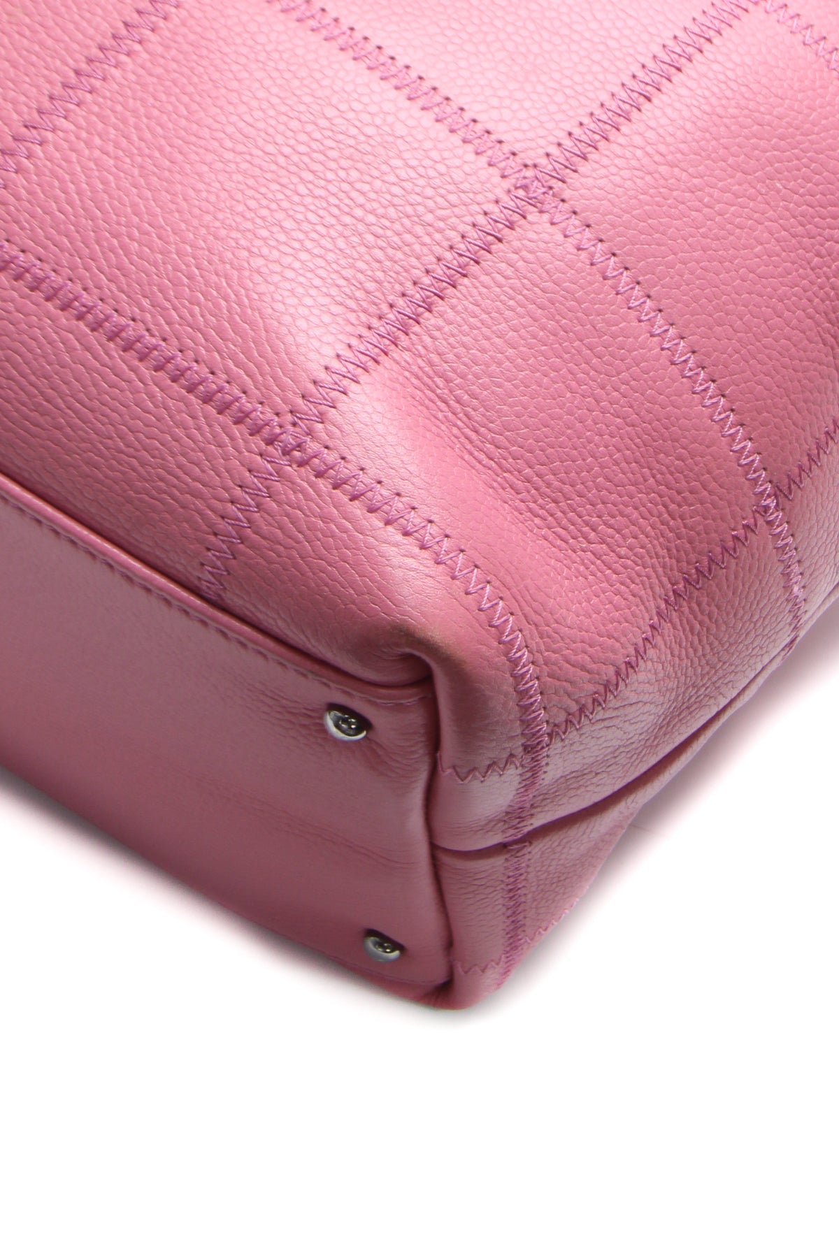 Square Quilt CC Satchel Bag - Pink - image 5