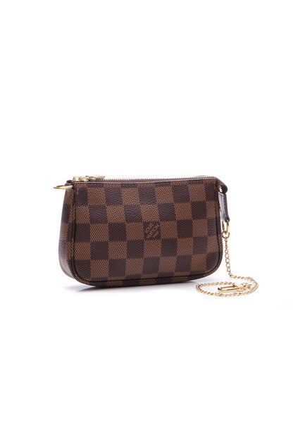 Louis Vuitton Mini Pochette Accessoires - Damier Ebene - photo 2