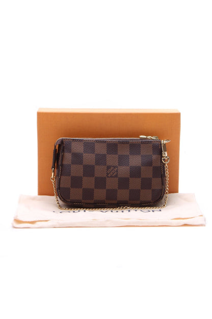 Louis Vuitton Mini Pochette Accessoires - Damier Ebene - photo 8