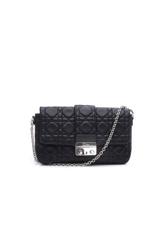 Cannage New Lock Clutch Bag - Black - image 1