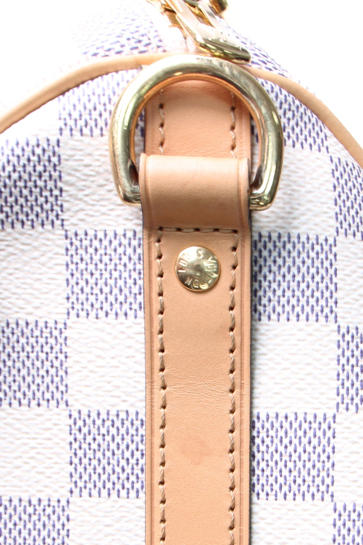 Braided Speedy Bandouliere 30 Bag - Damier Azur - image 7