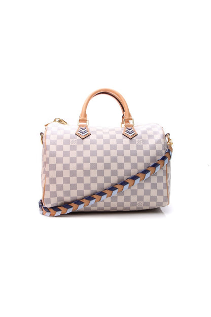 Braided Speedy Bandouliere 30 Bag - Damier Azur - image 1