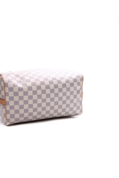 Braided Speedy Bandouliere 30 Bag - Damier Azur - image 4