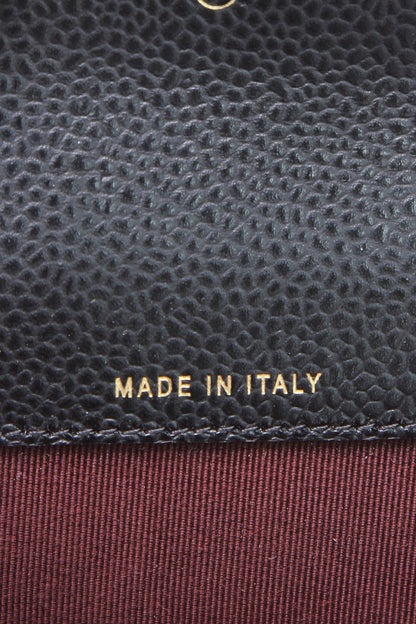 Quilted Classic Flap Card Holder - Black - image 5