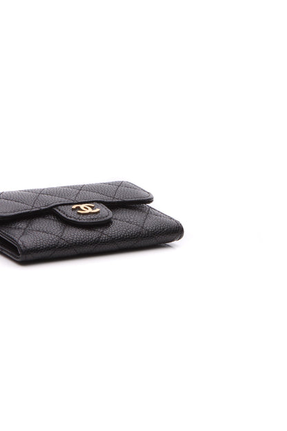 Quilted Classic Flap Card Holder - Black - image 3