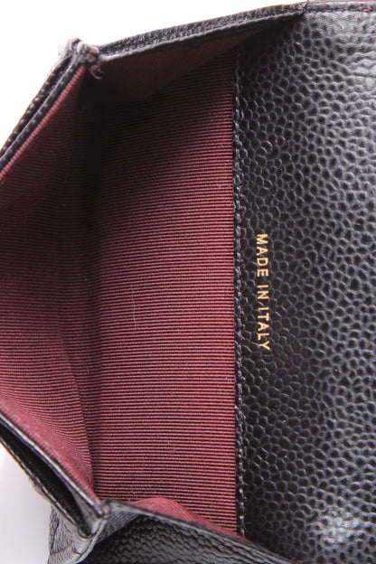 Quilted Classic Flap Card Holder - Black - image 4